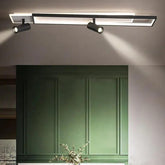 Double Layer Irradiation Black Flush Ceiling Lights - Clowas